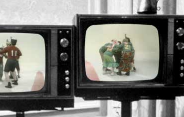 Read Rebecca Cleman and Tyler Maxin's introduction to The New Television: Video After Television! Image: Fred Barzyk, The Yin and Yang of It (1967).